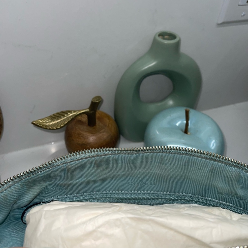 Coach Prairie Satchel Blue Leather Shoulder Bag - Picture 5 of 8